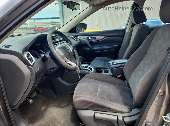 KNMAT2MT4GP644257 2016 NISSAN ROGUE Серый Вид салона спереди