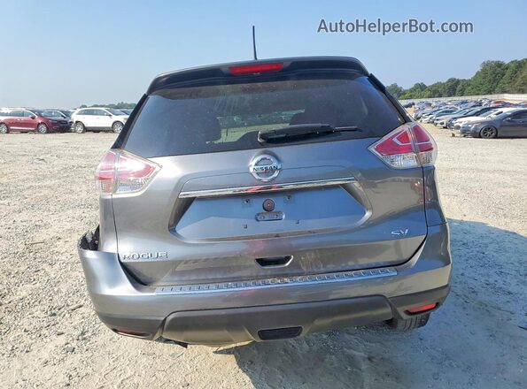 KNMAT2MT4GP658563 2016 NISSAN ROGUE Gray Widok z tyłu