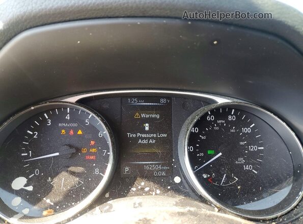 KNMAT2MT4GP658563 2016 NISSAN ROGUE Gray Widok zestawu wskaźników