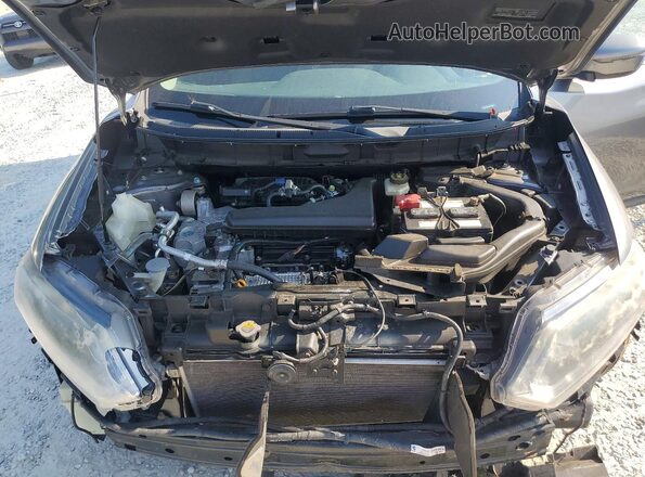 KNMAT2MT4GP658563 2016 NISSAN ROGUE Gray Widok wnętrza z tyłu