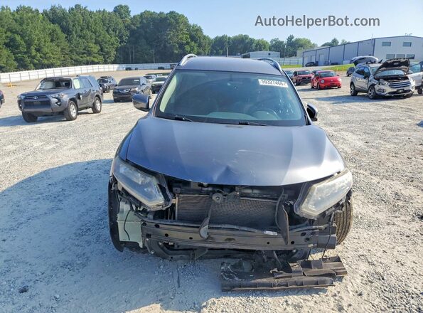 KNMAT2MT4GP658563 2016 NISSAN ROGUE Gray Widok z przodu