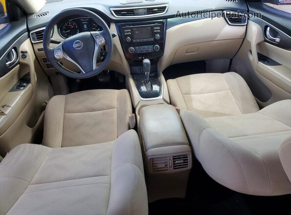 KNMAT2MT4GP658935 2016 NISSAN ROGUE Burgundy Dashboard view