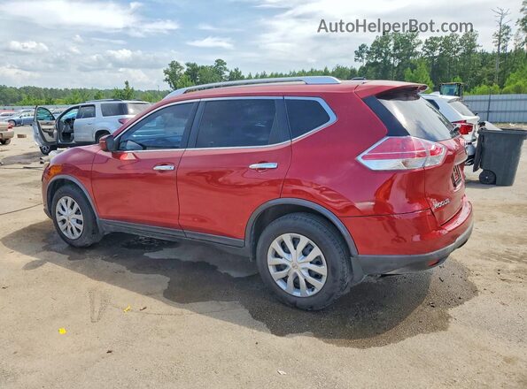KNMAT2MT4GP658935 2016 NISSAN ROGUE Burgundy Rear left
