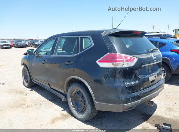 KNMAT2MT4GP699226 2016 NISSAN ROGUE Black Հետևի ձախ