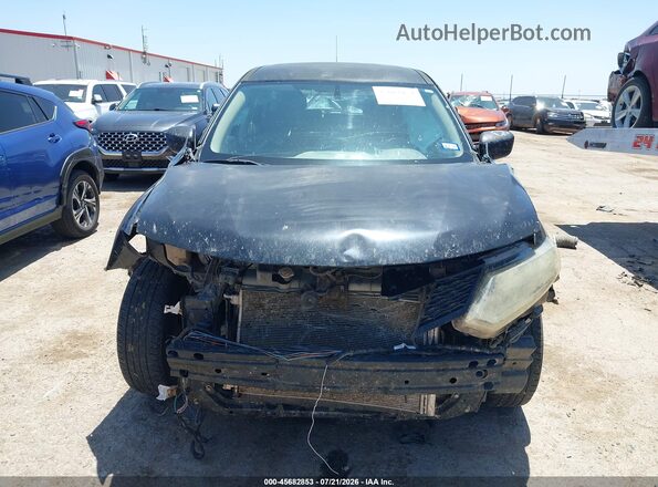 KNMAT2MT4GP699226 2016 NISSAN ROGUE Black Դիմացի տեսք