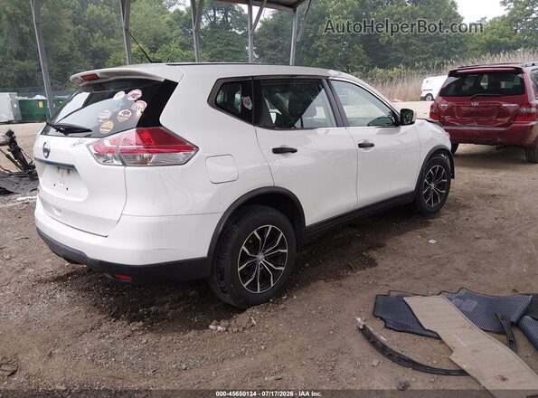 KNMAT2MT4GP704828 2016 NISSAN ROGUE White Rear right