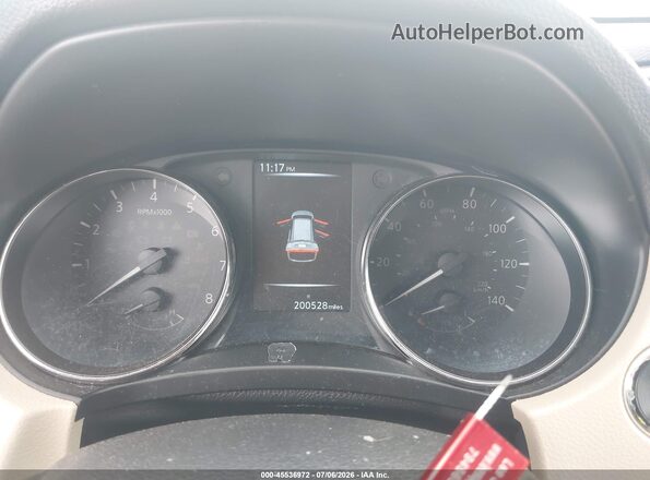 KNMAT2MT4HP534651 2017 NISSAN ROGUE White Вид задніх сидінь