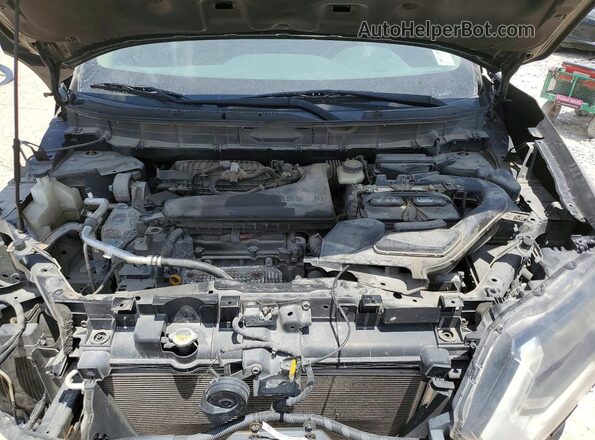KNMAT2MT4HP539686 2017 NISSAN ROGUE Black Engine compartment view