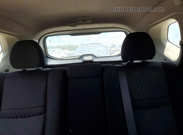 KNMAT2MT4HP539686 2017 NISSAN ROGUE Black Rear seats view