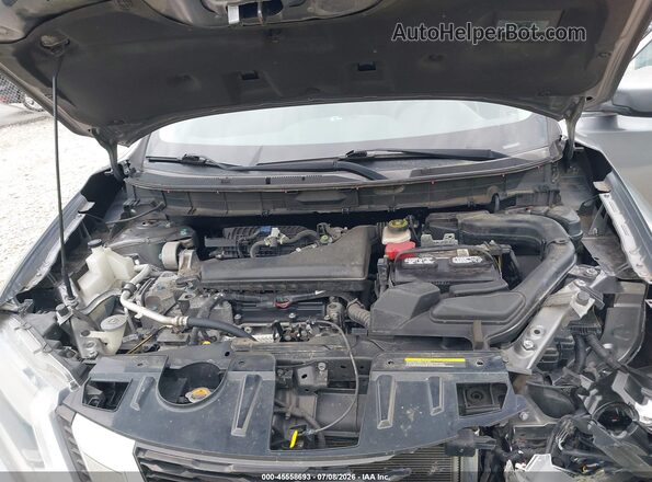 KNMAT2MT4HP545021 2017 NISSAN ROGUE Gray Rear view