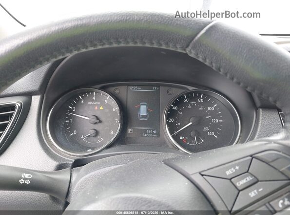 KNMAT2MT4HP611650 2017 NISSAN ROGUE Gray უკანა სავარძლების ხედი
