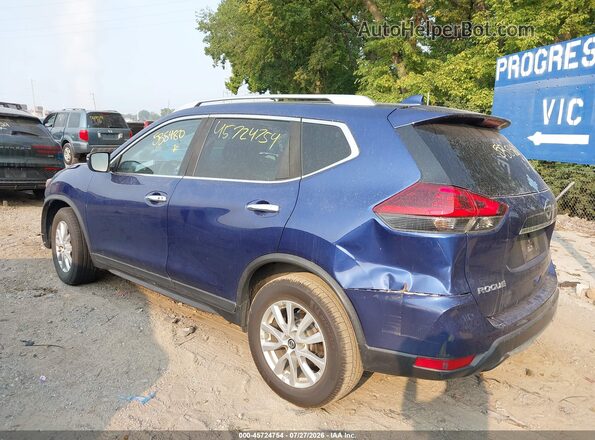 KNMAT2MT4JP538480 2018 NISSAN ROGUE Blue Հետևի ձախ