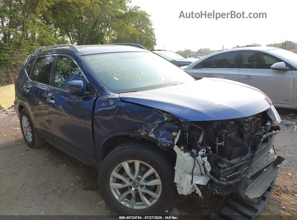 KNMAT2MT4JP538480 2018 NISSAN ROGUE Blue Դիմացի տեսք