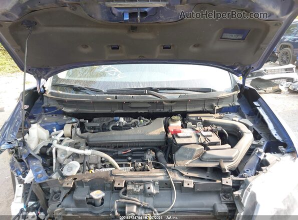 KNMAT2MT4JP538480 2018 NISSAN ROGUE Blue Հետևի տեսք