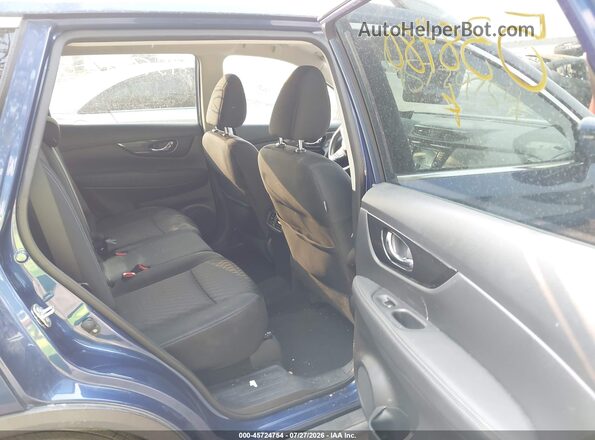 KNMAT2MT4JP538480 2018 NISSAN ROGUE Blue VIN կոդի պիտակի տեսք