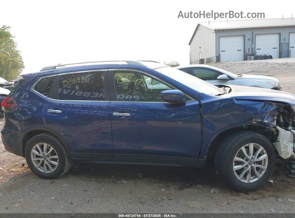 KNMAT2MT4JP538480 2018 NISSAN ROGUE Blue Սալոնի հետևի տեսք