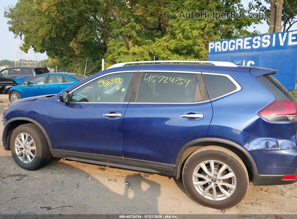 KNMAT2MT4JP538480 2018 NISSAN ROGUE Blue Սալոնի 360 աստիճան տեսք