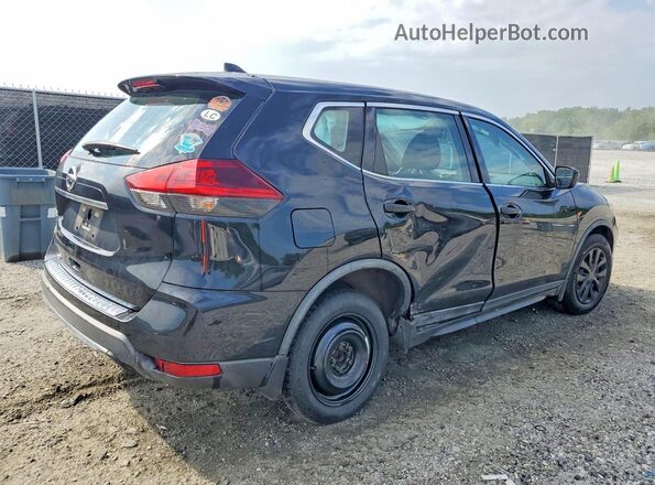 KNMAT2MT4JP555134 2018 NISSAN ROGUE Черный Задняя правая четверть