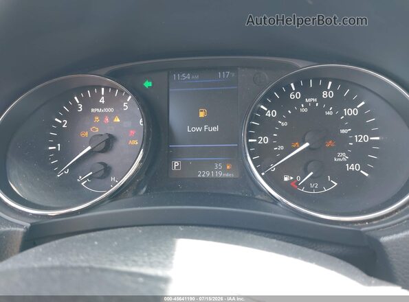 KNMAT2MT4KP509496 2019 NISSAN ROGUE Silver Vista de los asientos traseros