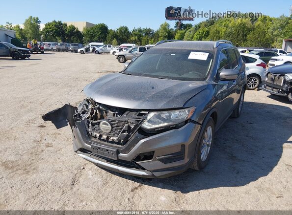 KNMAT2MT4KP536178 2019 NISSAN ROGUE Gray Vista tres cuartos delantera izquierda