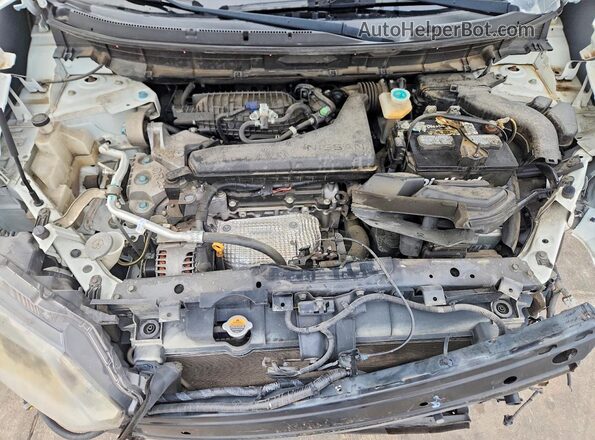 KNMAT2MT5GP593531 2016 NISSAN ROGUE Белый Вид задней части салона