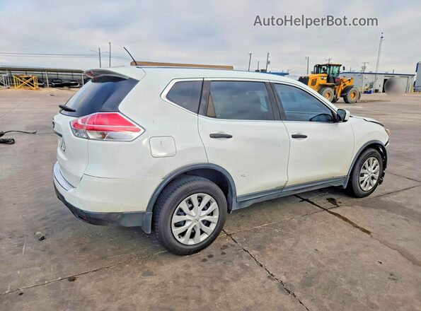 KNMAT2MT5GP593531 2016 NISSAN ROGUE Белый Задняя правая четверть