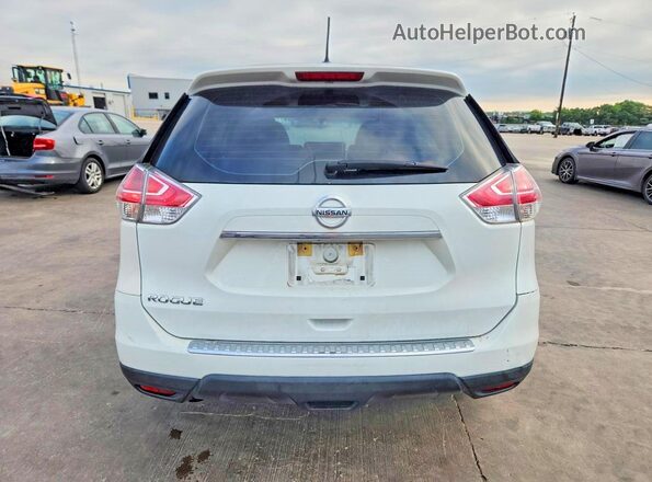 KNMAT2MT5GP593531 2016 NISSAN ROGUE Белый Вид сзади