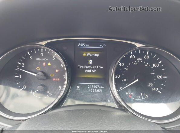 KNMAT2MT5GP613552 2016 NISSAN ROGUE White Вид задніх сидінь
