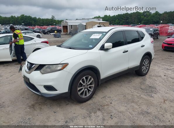 KNMAT2MT5GP613552 2016 NISSAN ROGUE White Передня ліва чверть