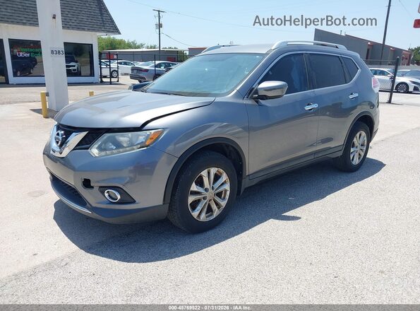 KNMAT2MT5GP697193 2016 NISSAN ROGUE Gray Przód lewy