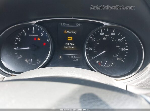 KNMAT2MT5GP697193 2016 NISSAN ROGUE Gray Widok tylnych siedzeń