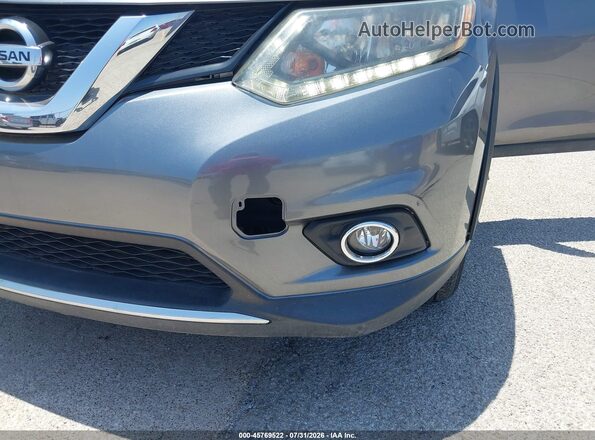 KNMAT2MT5GP697193 2016 NISSAN ROGUE Gray 