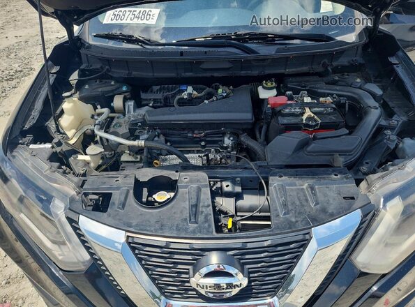 KNMAT2MT5HP523075 2017 NISSAN ROGUE Black Вид підкапотного простору