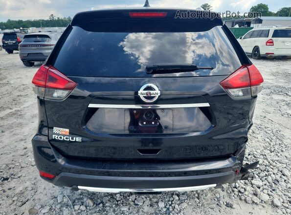 KNMAT2MT5HP523075 2017 NISSAN ROGUE Black Вид ззаду