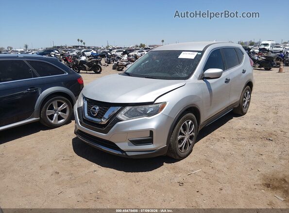 KNMAT2MT5HP532925 2017 NISSAN ROGUE Silver Դիմացի տեսք