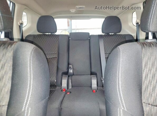KNMAT2MT5HP537638 2017 NISSAN ROGUE Silver უკანა სავარძლების ხედი