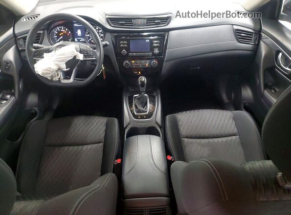 KNMAT2MT5HP537638 2017 NISSAN ROGUE Silver წინა პანელის ხედი