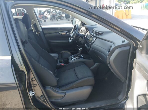 KNMAT2MT5HP550857 2017 NISSAN ROGUE Black Front interior view