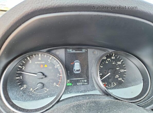 KNMAT2MT5HP605632 2017 NISSAN ROGUE Blue Dashboard view