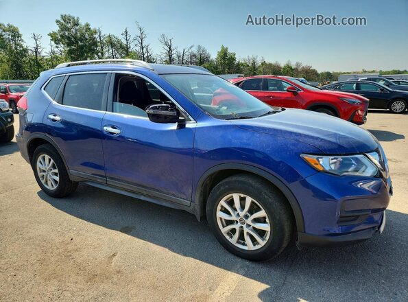 KNMAT2MT5HP605632 2017 NISSAN ROGUE Blue Rear right