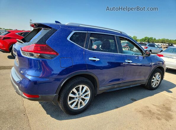 KNMAT2MT5HP605632 2017 NISSAN ROGUE Blue Rear left