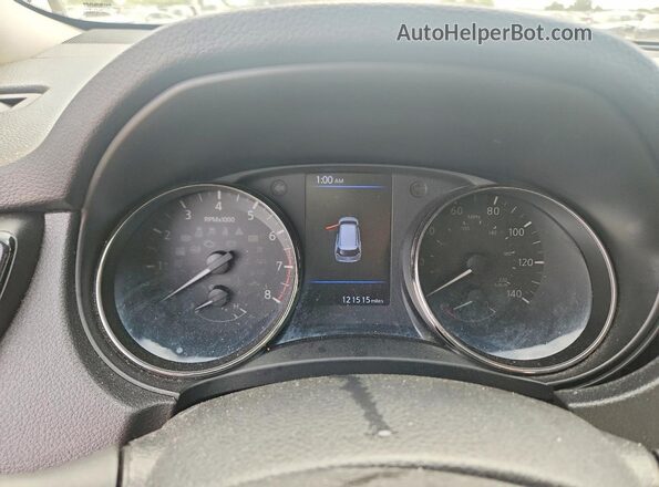 KNMAT2MT5JP516455 2018 NISSAN ROGUE Black Widok zestawu wskaźników