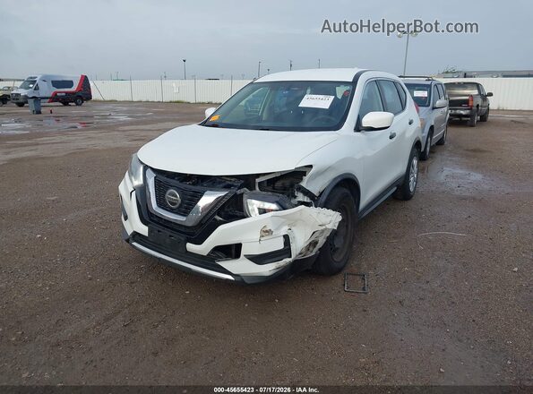 KNMAT2MT5JP521011 2018 NISSAN ROGUE White Առջևի ձախ երեք քառորդ տեսարան