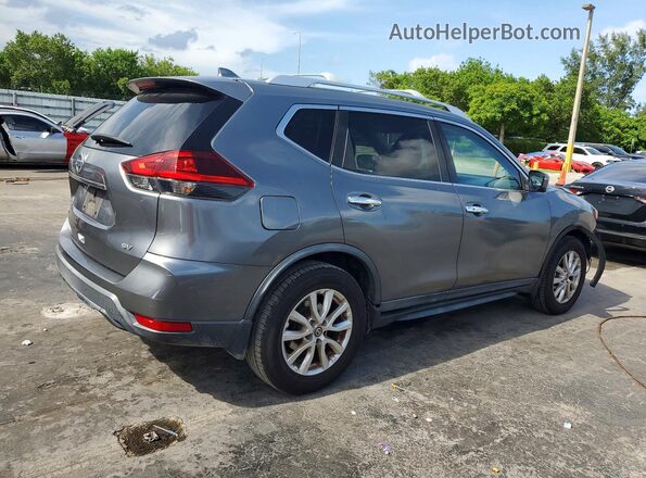 KNMAT2MT5JP530307 2018 NISSAN ROGUE Gray Trasero derecho