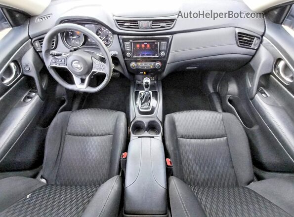 KNMAT2MT5JP582603 2018 NISSAN ROGUE Gray Առջևի վահանակի տեսք
