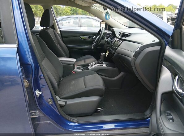 KNMAT2MT5JP616197 2018 NISSAN ROGUE Blue წინა სალონის ხედი