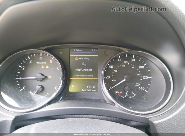 KNMAT2MT5JP616197 2018 NISSAN ROGUE Blue უკანა სავარძლების ხედი