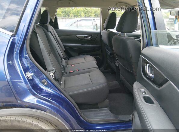 KNMAT2MT5JP616197 2018 NISSAN ROGUE Blue VIN კოდის სტიკერის ხედი