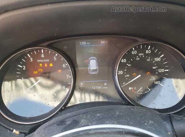 KNMAT2MT5KP507272 2019 NISSAN ROGUE White Սարքավորումների վահանակի տեսք