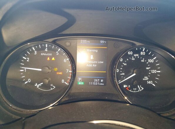 KNMAT2MT5LP500310 2020 NISSAN ROGUE Gray Instrument cluster view